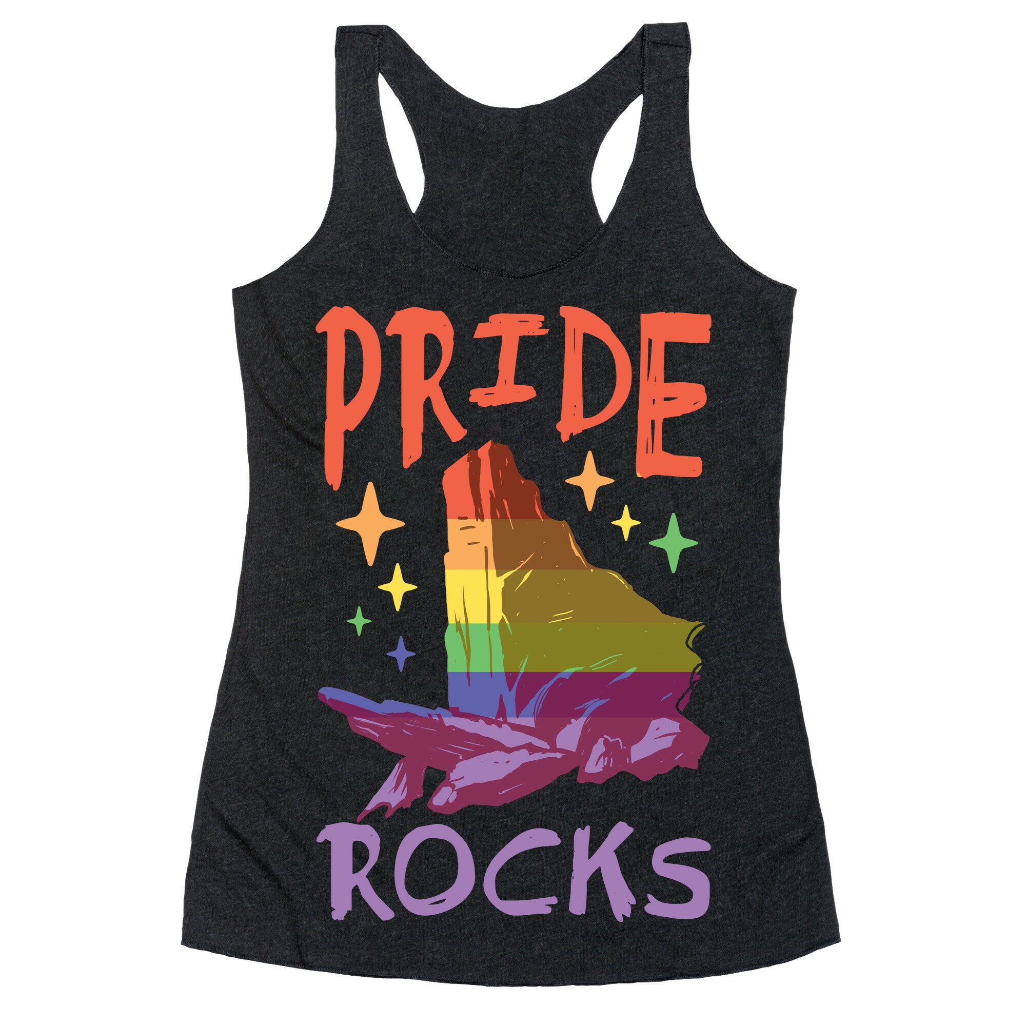 Pride Rocks Racerback Tank
